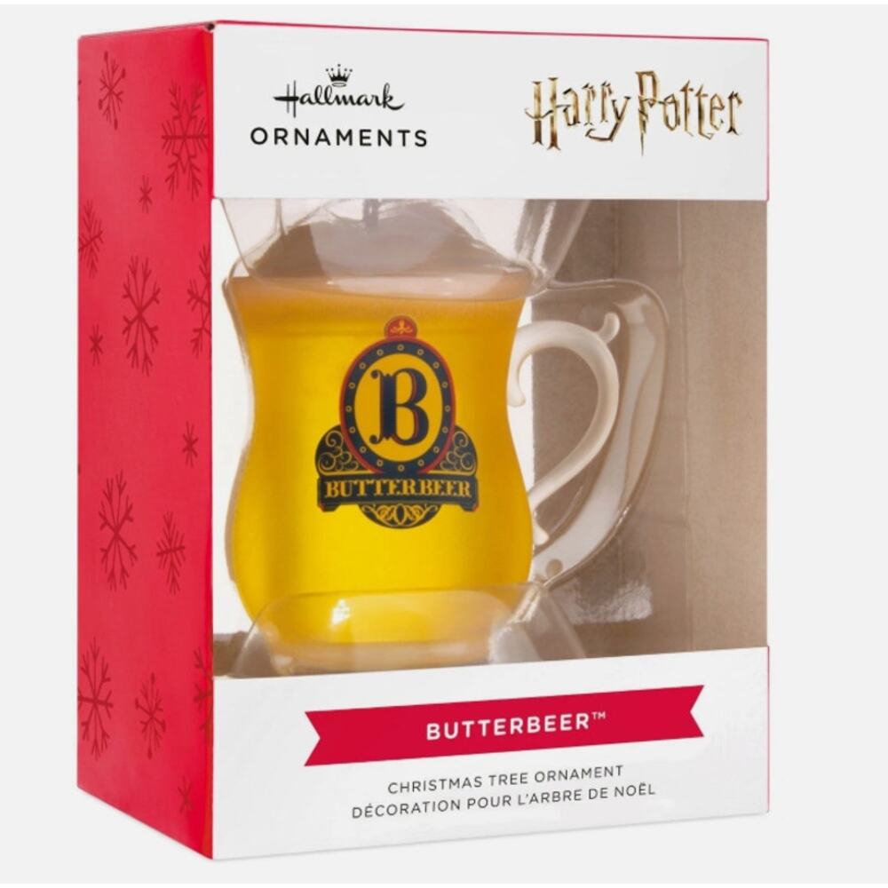 Hallmark Harry Potter Butterbeer Christmas Tree Ornament 2.5"